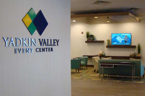 Package Pricing for 5000 sq ft of event space at the Yadkin Valley Event Center